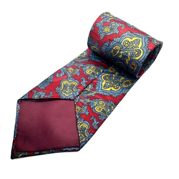 Disney Mickey Mouse & Co. by John and Lois burgundy tie - Picture 4 of 5